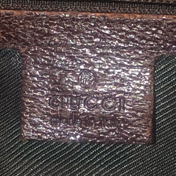 Vintage GUCCI GG Monogram Leather Top Handle Oversized Tote Shoulder Bag - Picture 15 of 17